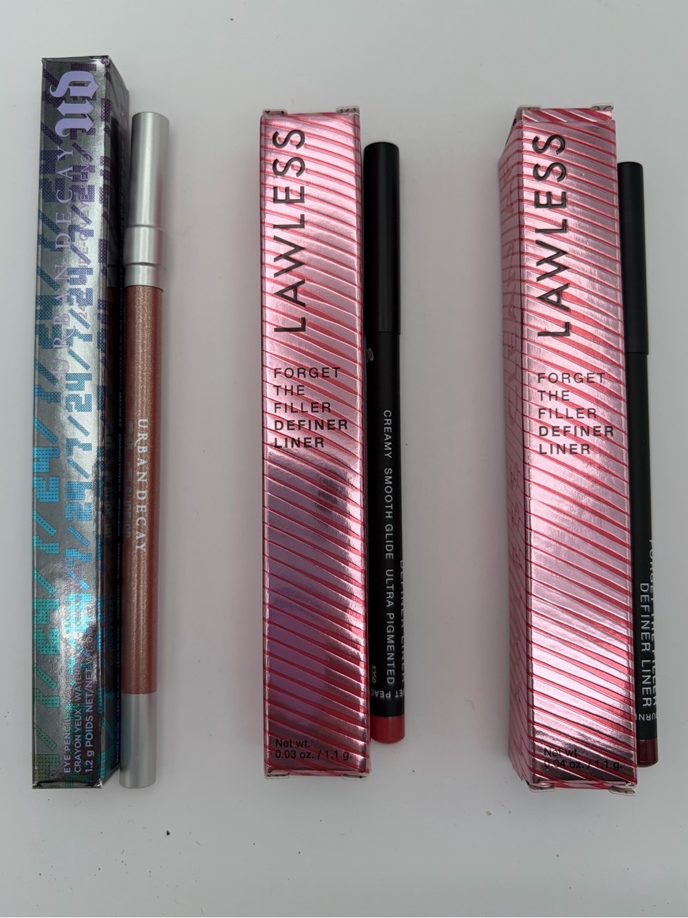 Urban Decay Space Cowboy Eyeliner & Lawless Forget the Filler Lip Liner Duo Pack - Picture 2 of 4